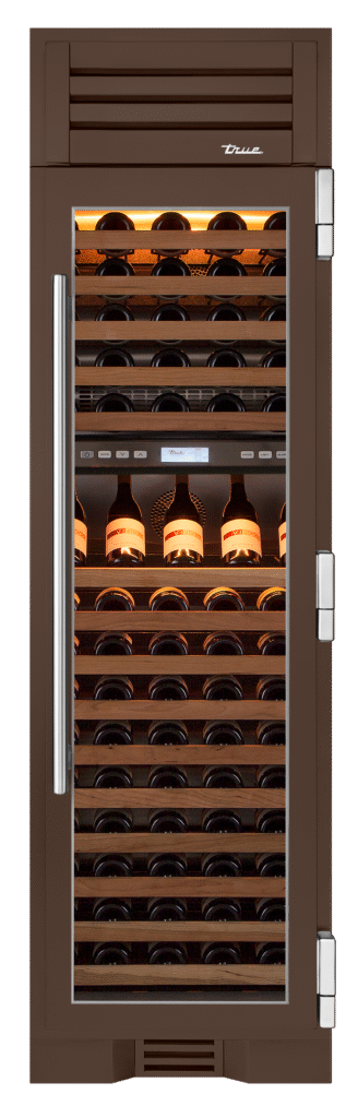Wine Column, Right Hinged, Espresso, Chrome Hardware TR24DZWRSGA305H02