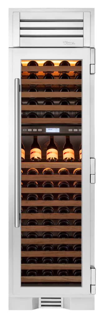 Wine Column, Right Hinged, Chrome Hardware TR24DZWRSGAH02