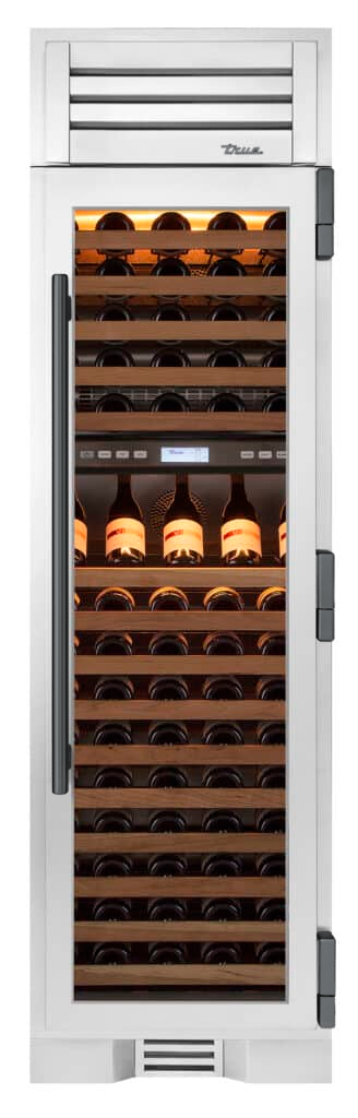 Wine Column, Right Hinged, Pewter Hardware TR24DZWRSGAH05
