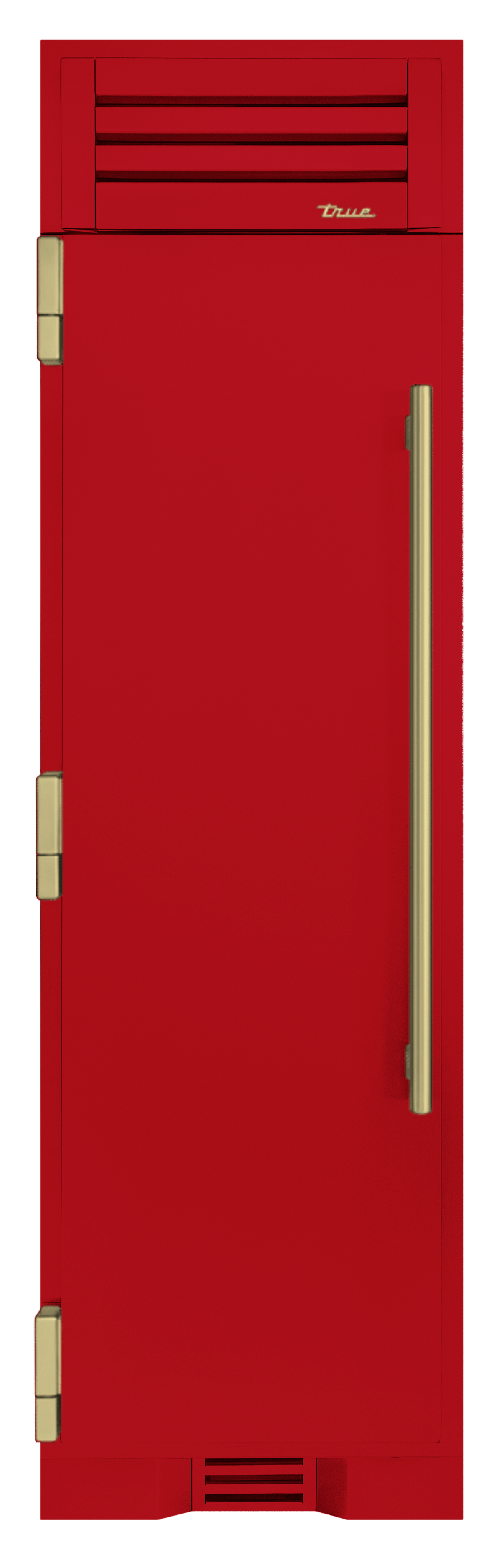 Freezer Column, Left Hinged, Crimson, Brass Hardware TR24FRZLSSA193H01