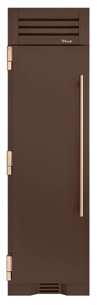 Freezer Column, Left Hinged, Espresso, Copper Hardware TR24FRZLSSA305H03
