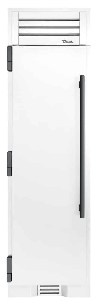 Freezer Column, Left Hinged, Matte White, Pewter Hardware TR24FRZLSSIMA030H05