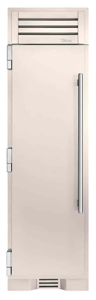 Freezer Column, Left Hinged, Antique White, Chrome Hardware TR24FRZLSSIMA050H02