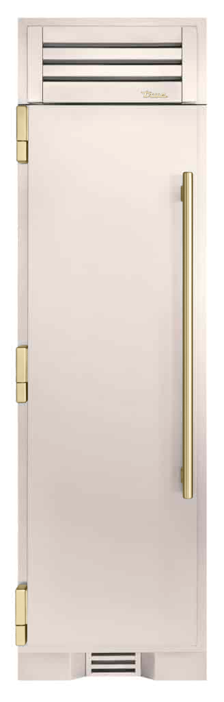 Freezer Column, Left Hinged, Antique White, Gold Hardware TR24FRZLSSIMA050H08