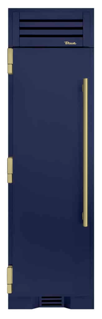 Freezer Column, Left Hinged, Cobalt, Brass Hardware TR24FRZLSSIMA078H01