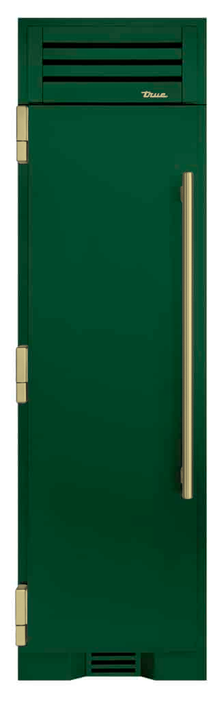 Freezer Column, Left Hinged, Emerald, Brass Hardware TR24FRZLSSIMA086H01