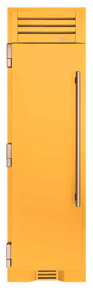 Freezer Column, Left Hinged, Saffron, Copper Hardware TR24FRZLSSIMA103H03