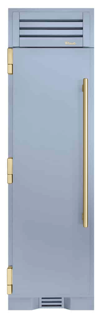 Freezer Column, Left Hinged, Bluestone, Gold Hardware TR24FRZLSSIMA152H08