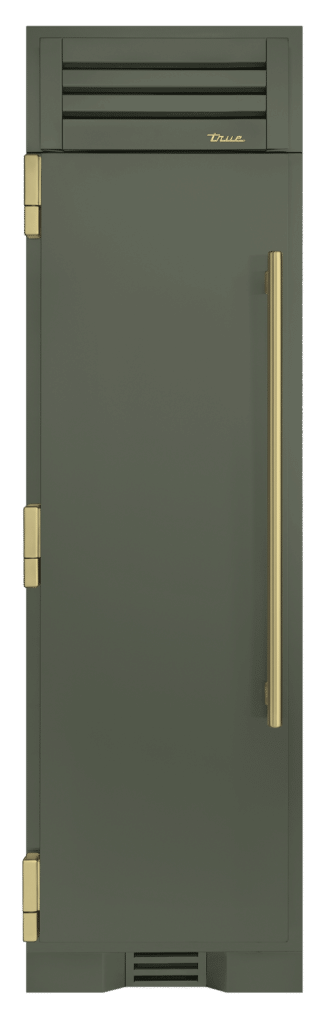 Freezer Column, Left Hinged, Olive, Brass Hardware TR24FRZLSSIMA238H01