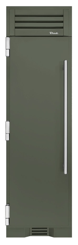 Freezer Column, Left Hinged, Olive, Chrome Hardware TR24FRZLSSIMA238H02