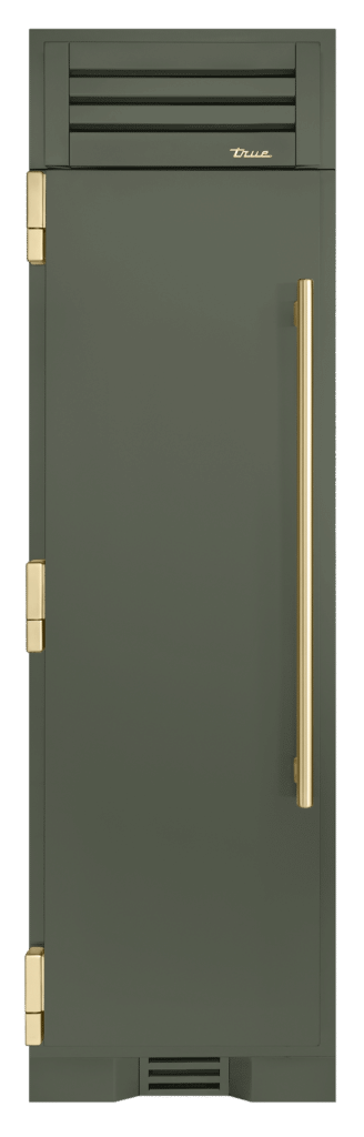 Freezer Column, Left Hinged, Olive, Gold Hardware TR24FRZLSSIMA238H08