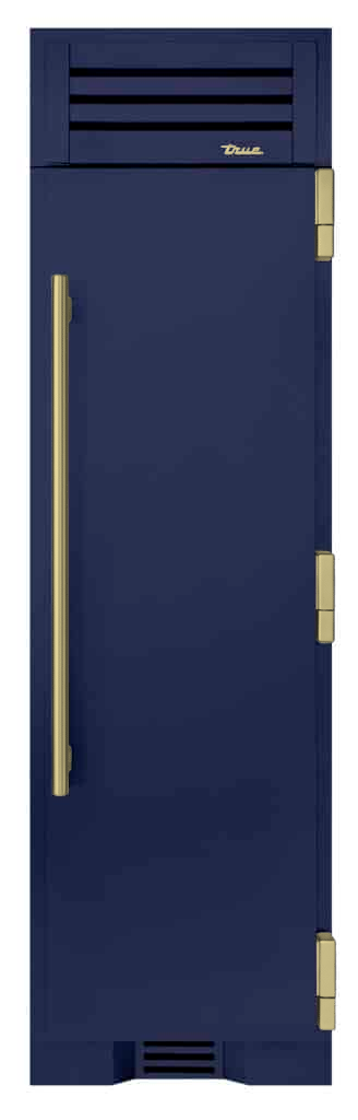 Freezer Column, Right Hinged, Cobalt, Brass Hardware TR24FRZRSSA078H01