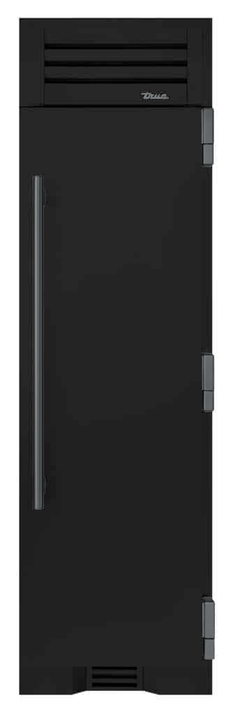 Freezer Column, Right Hinged, Ultra Matte Black, Pewter Hardware TR24FRZRSSA085H05