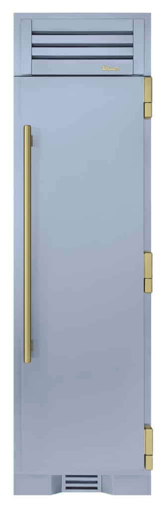 Freezer Column, Right Hinged, Bluestone, Brass Hardware TR24FRZRSSA152H01