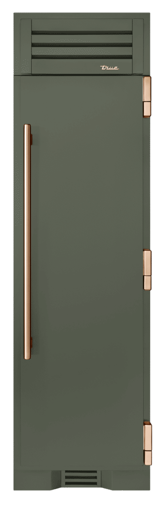 Freezer Column, Right Hinged, Olive, Copper Hardware TR24FRZRSSA238H03