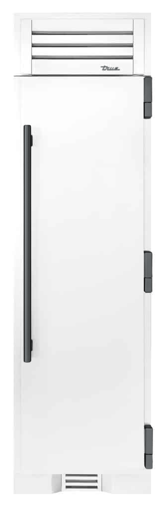 Freezer Column, Right Hinged, Matte White, Pewter Hardware TR24FRZRSSIMA030H05