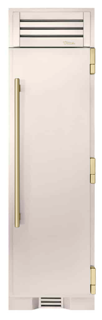 Freezer Column, Right Hinged, Antique White, Gold Hardware TR24FRZRSSIMA050H08