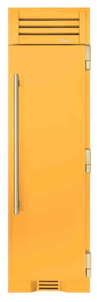 Freezer Column, Right Hinged, Saffron, Gold Hardware TR24FRZRSSIMA103H08