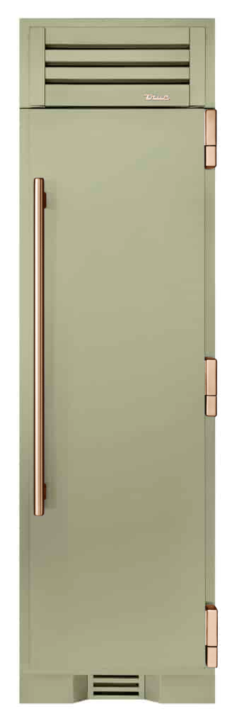Freezer Column, Right Hinged, Sage, Copper Hardware TR24FRZRSSIMA129H03
