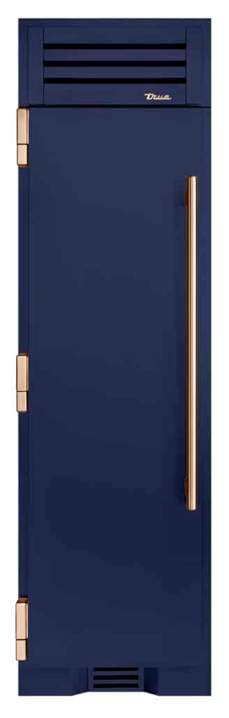 Refrigerator Column, Left Hinged, Cobalt, Copper Hardware TR24REFLSSA078H03
