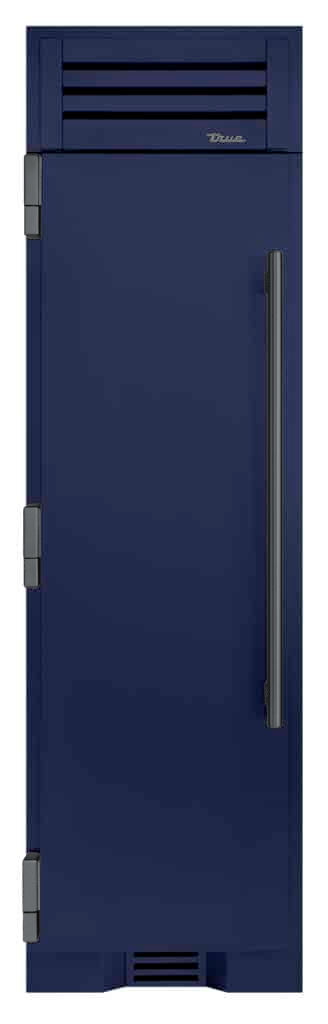 Refrigerator Column, Left Hinged, Cobalt, Pewter Hardware TR24REFLSSA078H05