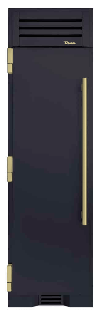 Refrigerator Column, Left Hinged, Juniper, Brass Hardware TR24REFLSSA104H01