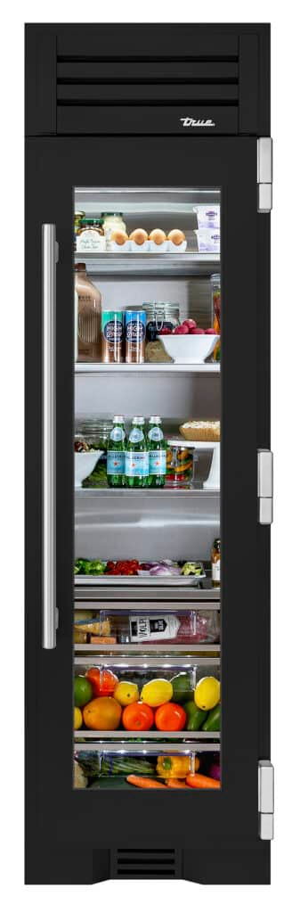 Refrigerator Column, Right Hinged, Ultra Matte Black TR24REFRSGA085H04