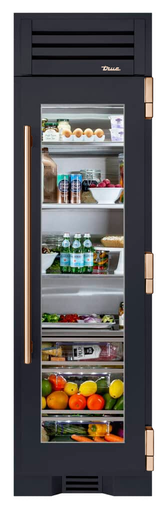 Refrigerator Column, Right Hinged, Juniper, Copper Hardware TR24REFRSGA104H03