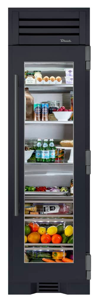 Refrigerator Column, Right Hinged, Juniper, Pewter Hardware TR24REFRSGA104H05