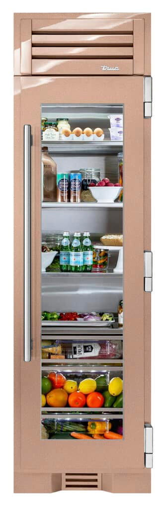 Refrigerator Column, Right Hinged, Champagne, Chrome Hardware TR24REFRSGA179H02