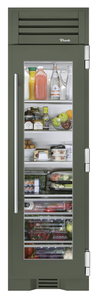 Refrigerator Column, Right Hinged, Olive, Chrome Hardware TR24REFRSGA238H02