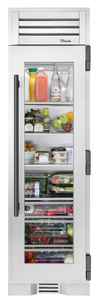 Refrigerator Column, Right Hinged, Pewter Hardware TR24REFRSGAH05