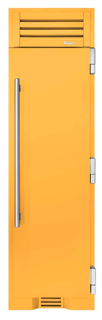 Refrigerator Column, Right Hinged, Saffron, Chrome Hardware TR24REFRSSA103H02