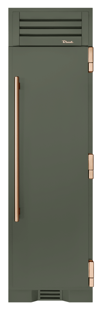 Refrigerator Column, Right Hinged, Olive, Copper Hardware TR24REFRSSA238H03