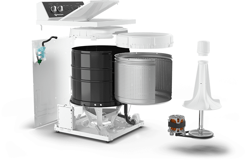 Get Perfectly Clean Clothes with Speed Queen Washer | TR3003WN