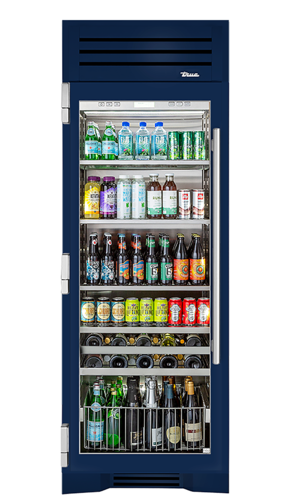 Beverage Column, Left Hinged, Cobalt TR30BEVLSGC078H04