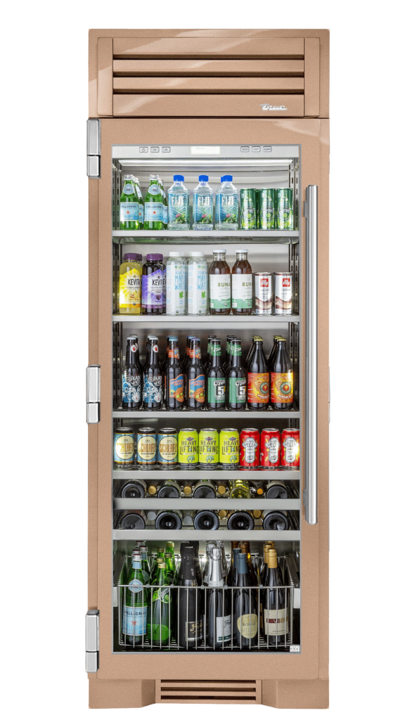 Beverage Column, Left Hinged, Champagne TR30BEVLSGC179H04