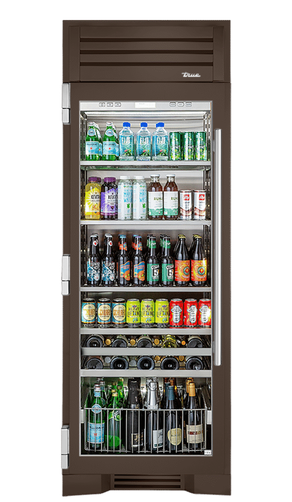 Beverage Column, Left Hinged, Espresso TR30BEVLSGC305H04