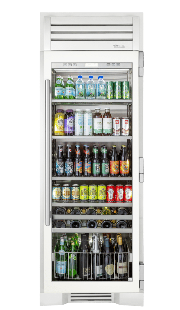 Beverage Column, Right Hinged, Matte White TR30BEVRSGC030H04