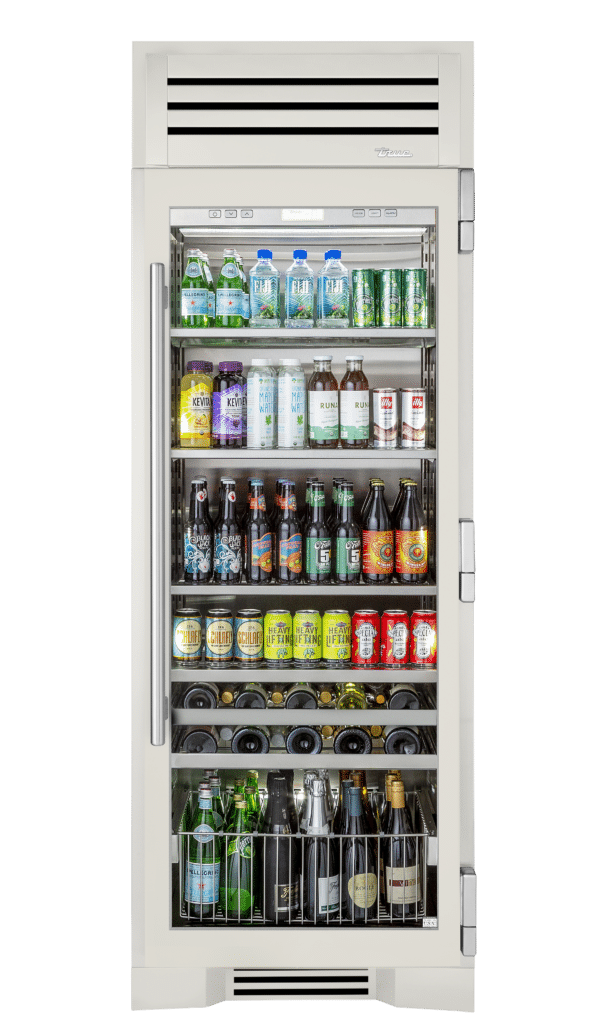 Beverage Column, Right Hinged, Antique White TR30BEVRSGC050H04