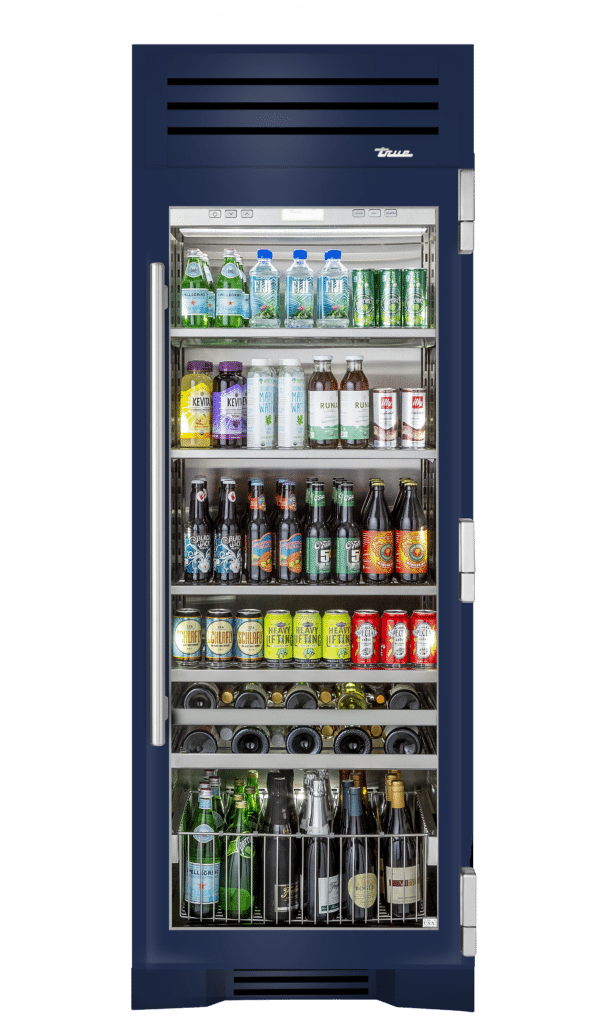 Beverage Column, Right Hinged, Cobalt TR30BEVRSGC078H04