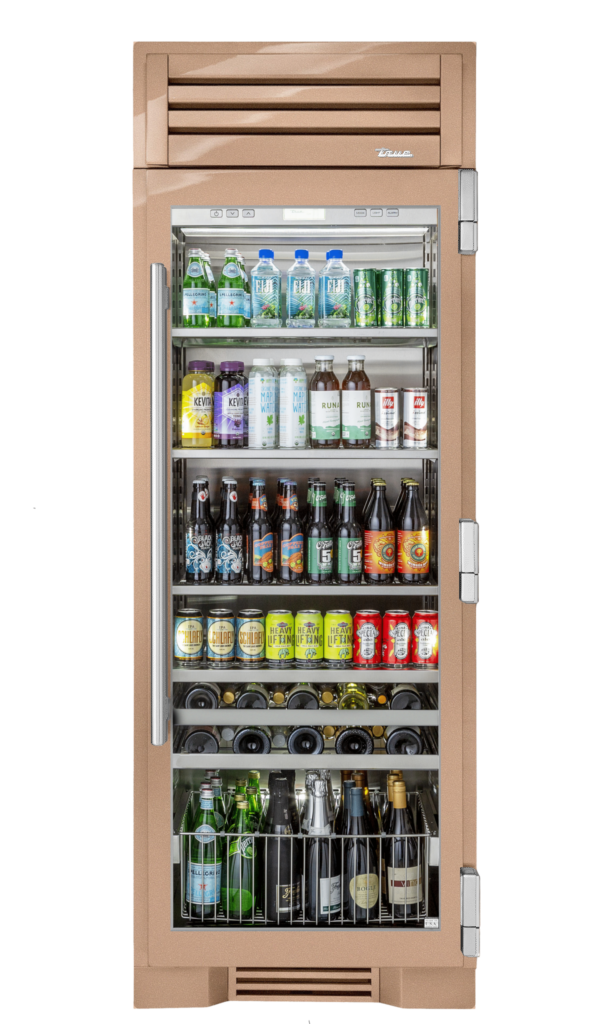 Beverage Column, Right Hinged, Champagne TR30BEVRSGC179H04