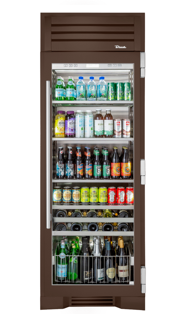 Beverage Column, Right Hinged, Espresso TR30BEVRSGC305H04