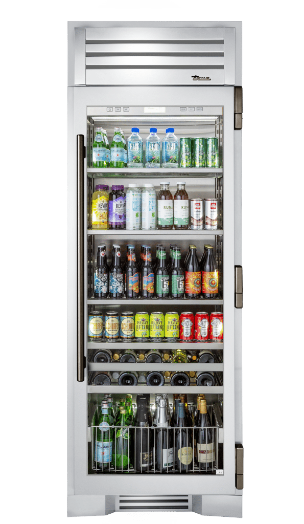 Beverage Column, Right Hinged, Color Match, Pewter Hardware TR30BEVRSGCXXXH05
