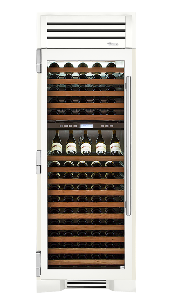 Wine Column, Left Hinged, Matte White TR30DZWLSGC030H04