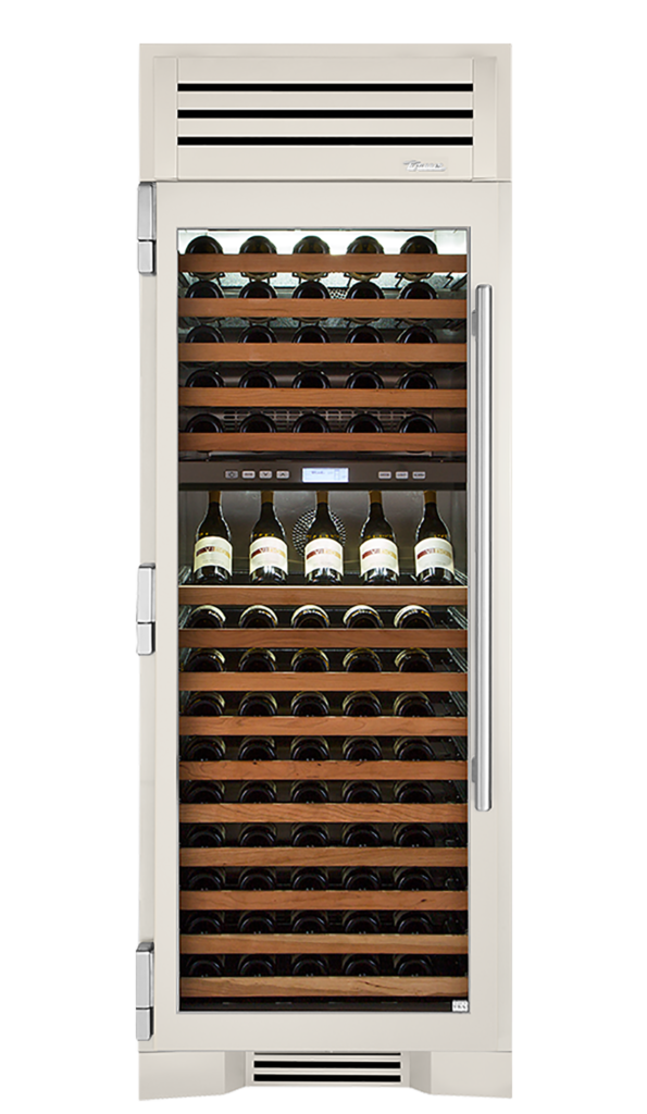 Wine Column, Left Hinged, Antique White TR30DZWLSGC050H04