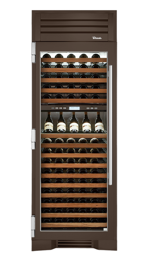 Wine Column, Left Hinged, Espresso TR30DZWLSGC305H04