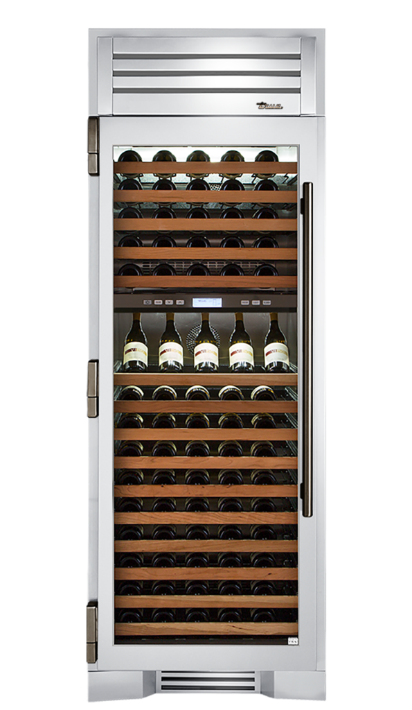 Wine Column, Left Hinged, Pewter Hardware TR30DZWLSGCH05