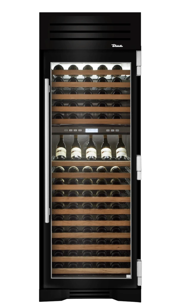 Wine Column, Right Hinged, Gloss Black TR30DZWRSGC044H04