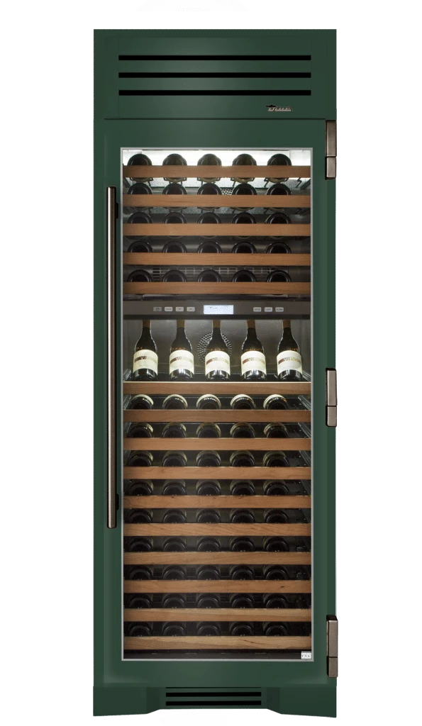 Wine Column, Right Hinged, Emerald, Pewter Hardware TR30DZWRSGC086H05